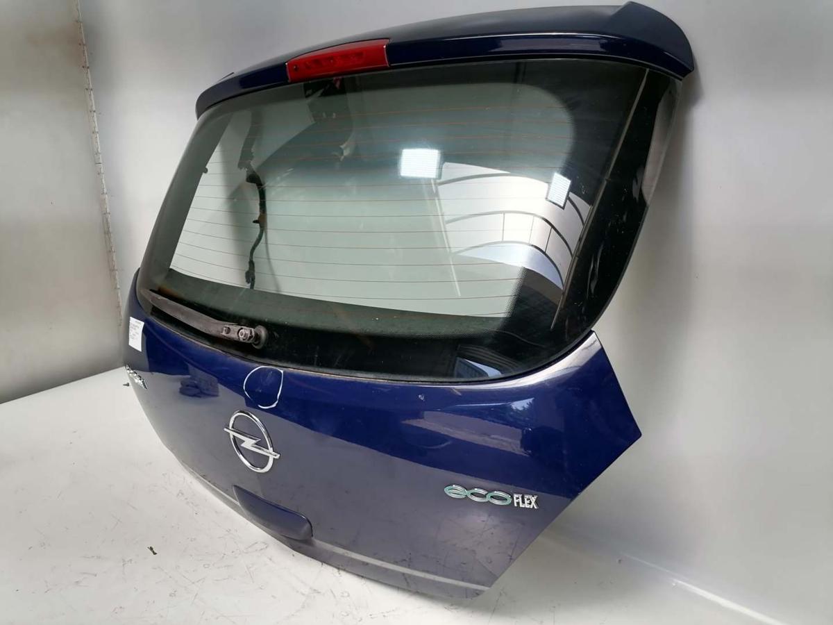 Opel Corsa D original Heckklappe mit Heckscheibe 20Z Royalblau 3-Türer Bj.2009